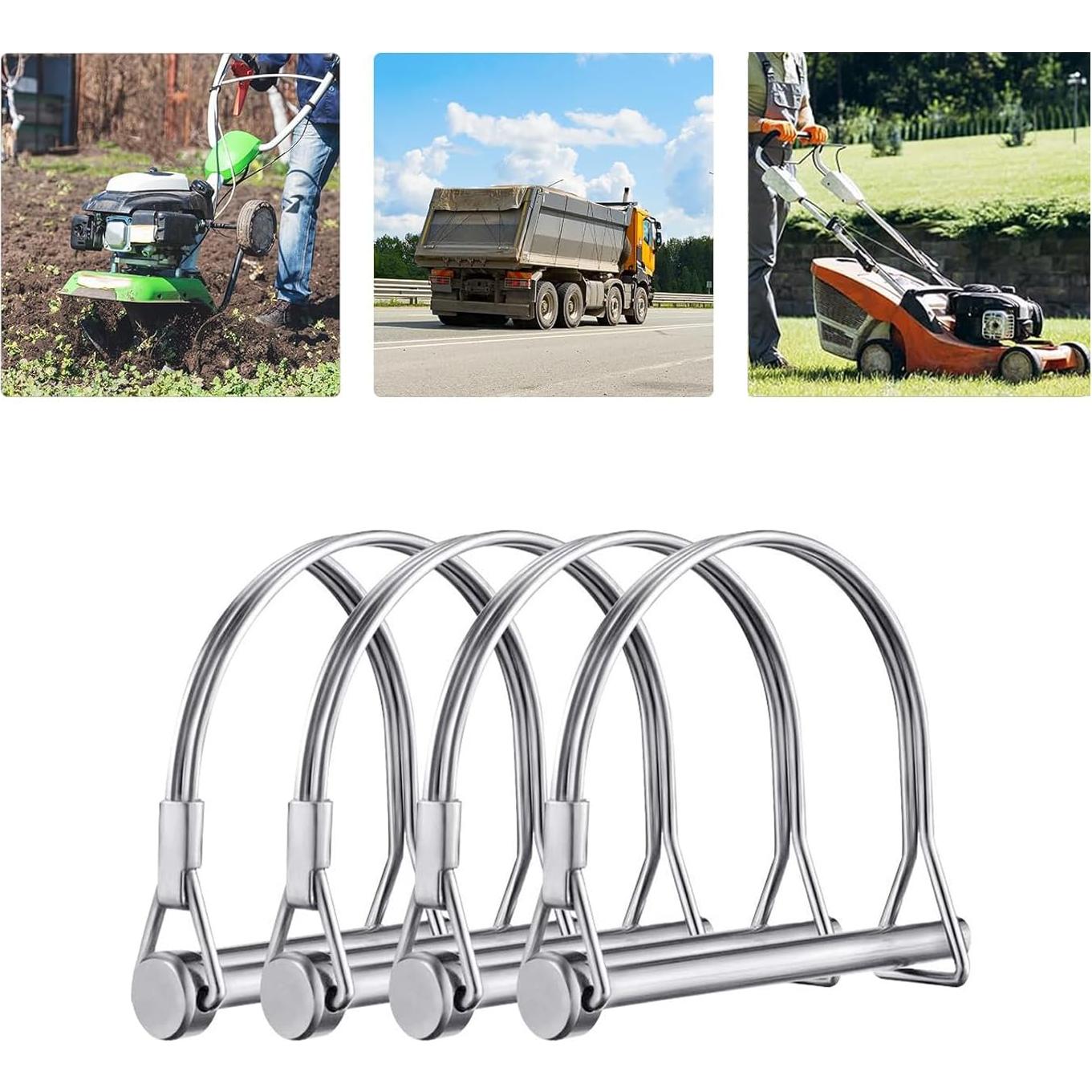 Paquete de 8 Pasadores de Enganche Truleego 0.64 x 10.16 cm