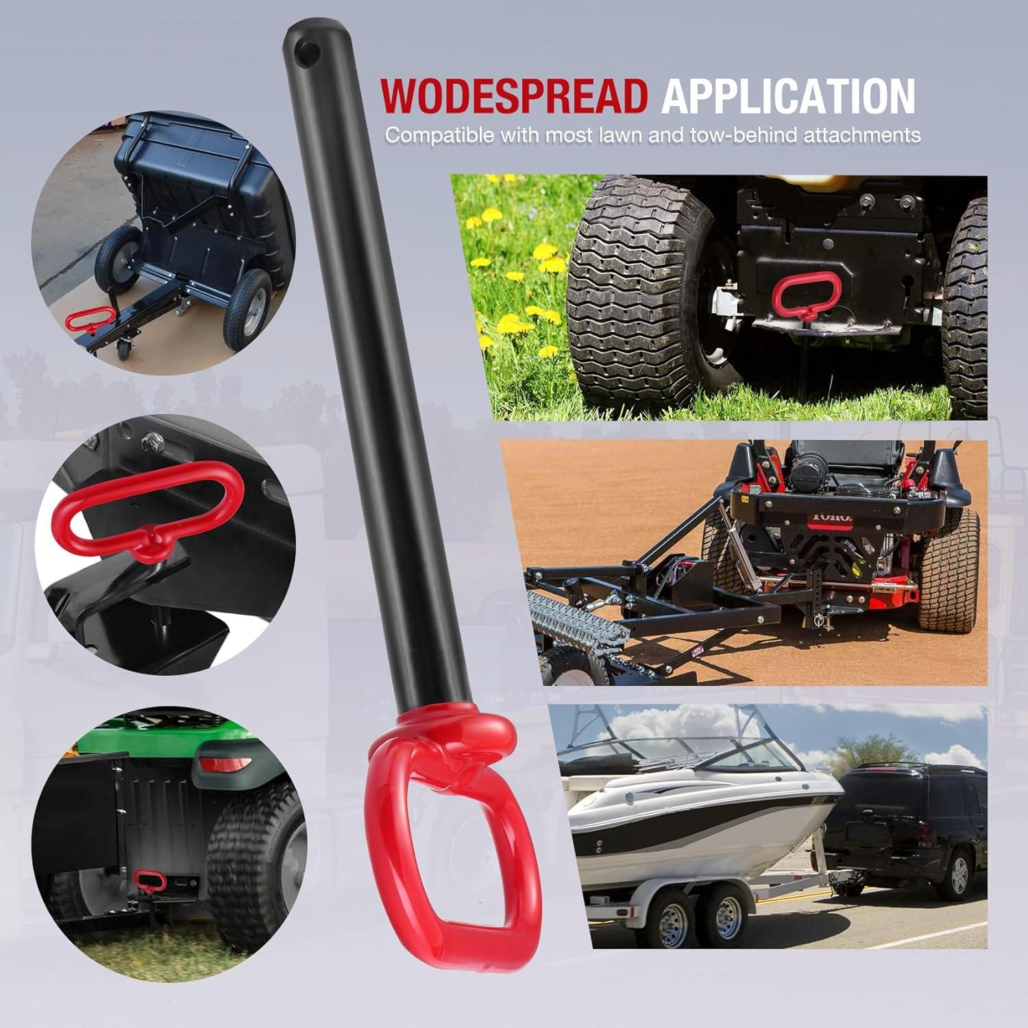 Pasador de Enganche de Remolque Jamiikury 2 Pcs 1.59 cm x 15.24 cm