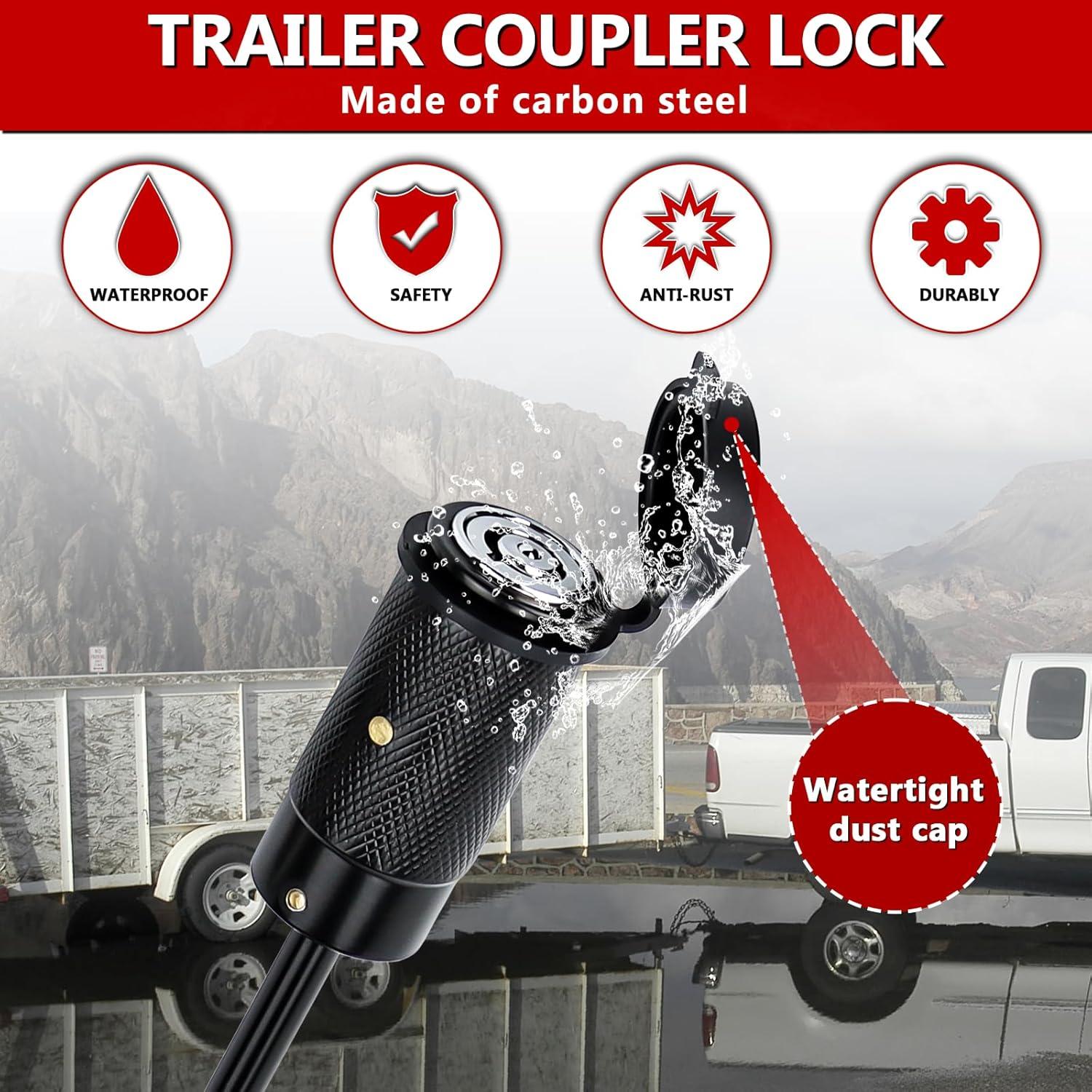 Pasador de bloqueo de acoplador de remolque Cenipar 6.35mm x 6.35cm