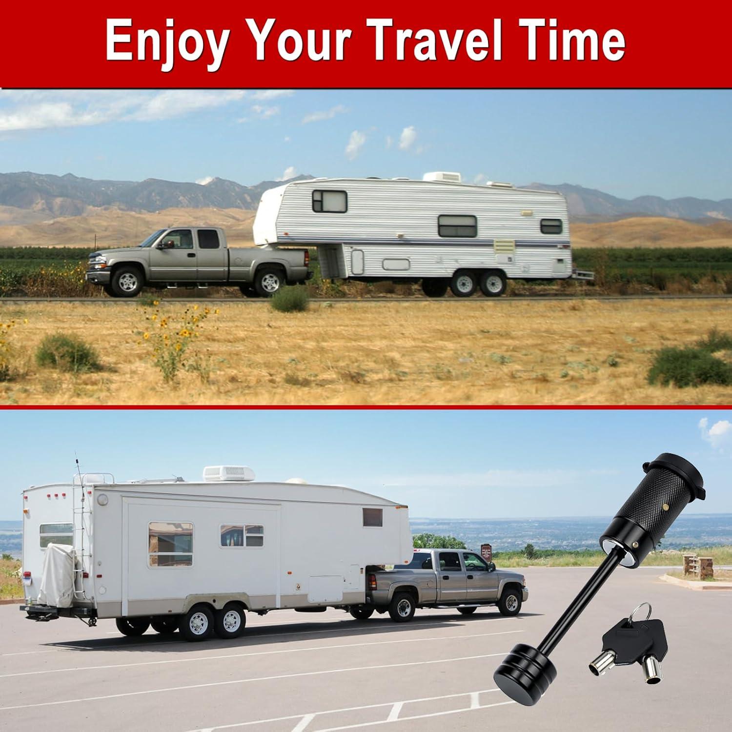 Pasador de bloqueo de acoplador de remolque Cenipar 6.35mm x 6.35cm