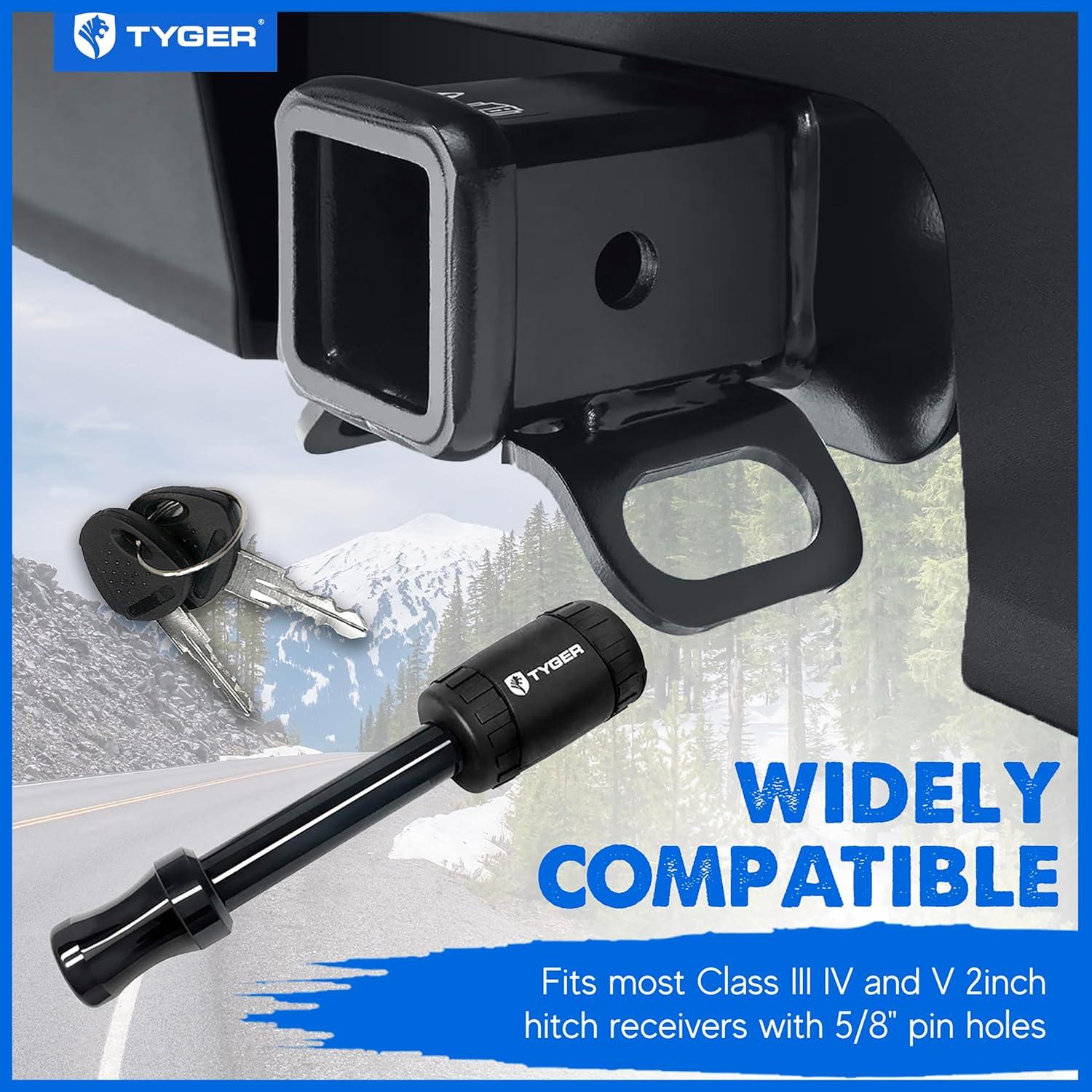 Cerradura de Enganche Tyger Auto - Paquete de 2 - 19,000 lb