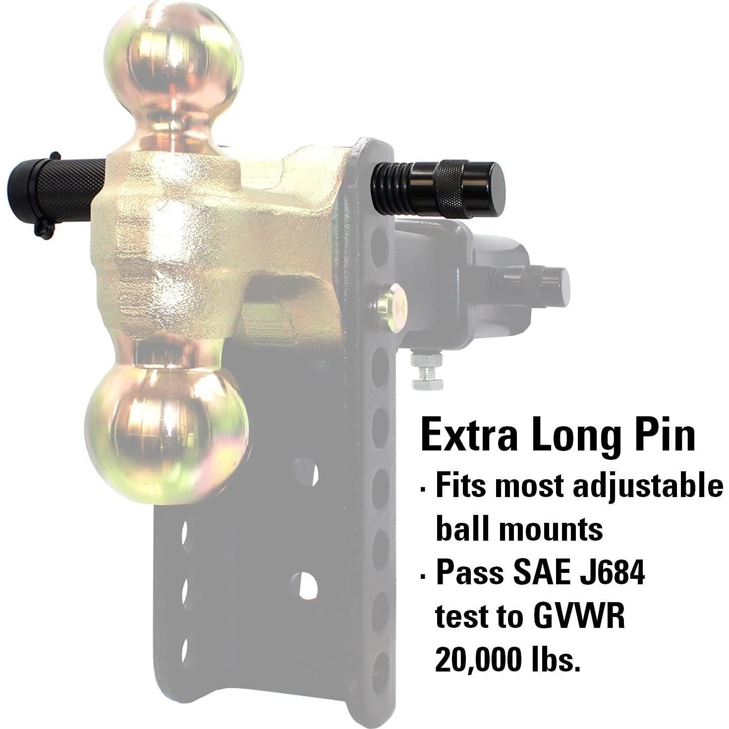 Cerradura de Enganche TowWorks 79833 con Llave Igual - 3 Unidades