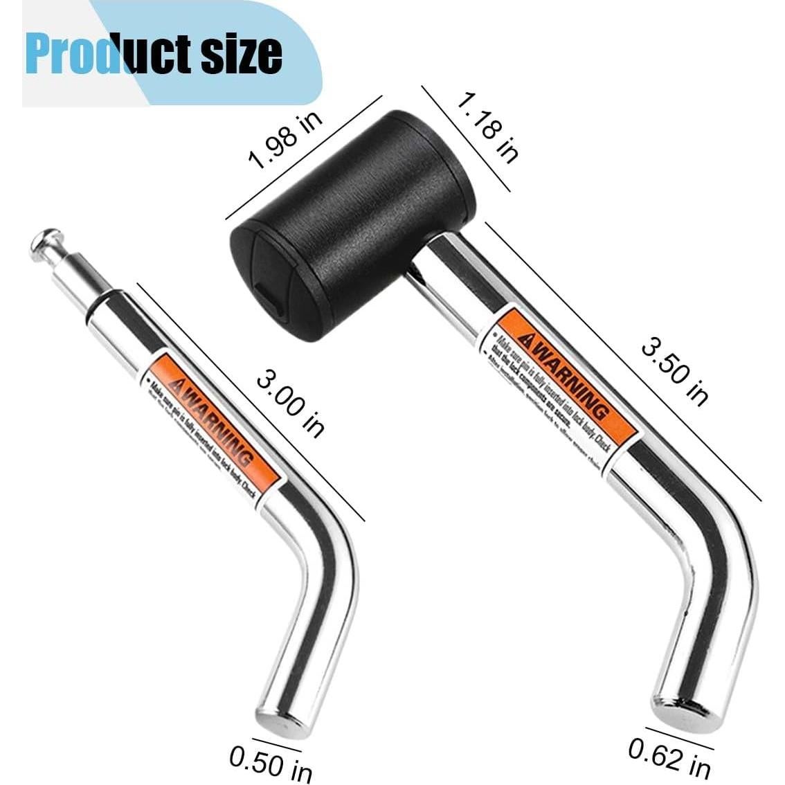 Cerrojo de Remolque Antirrobo LAINLOY 8.89x5.03cm Acero