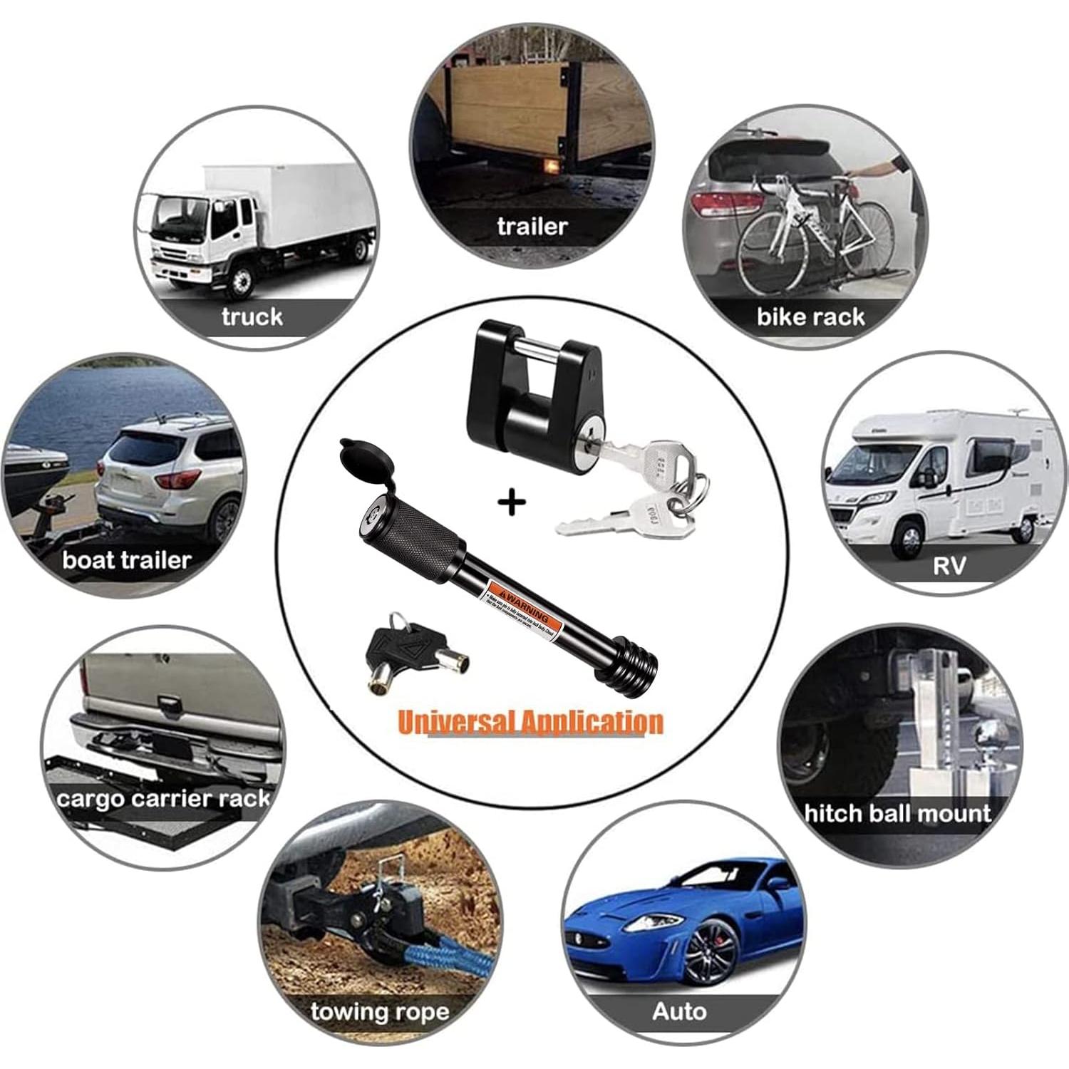 Conjunto de Cerraduras CZC AUTO para Enganche de Remolque