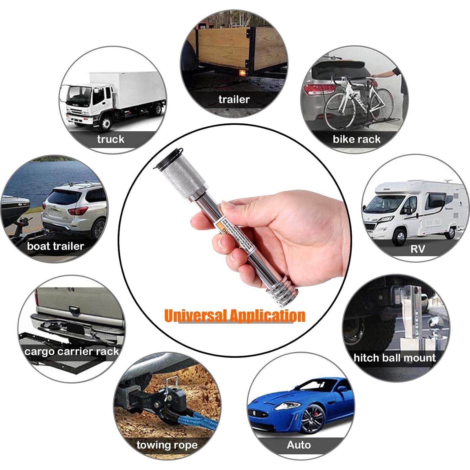 Cerradura de Enganche CZC AUTO 4" para Remolque 5/8"