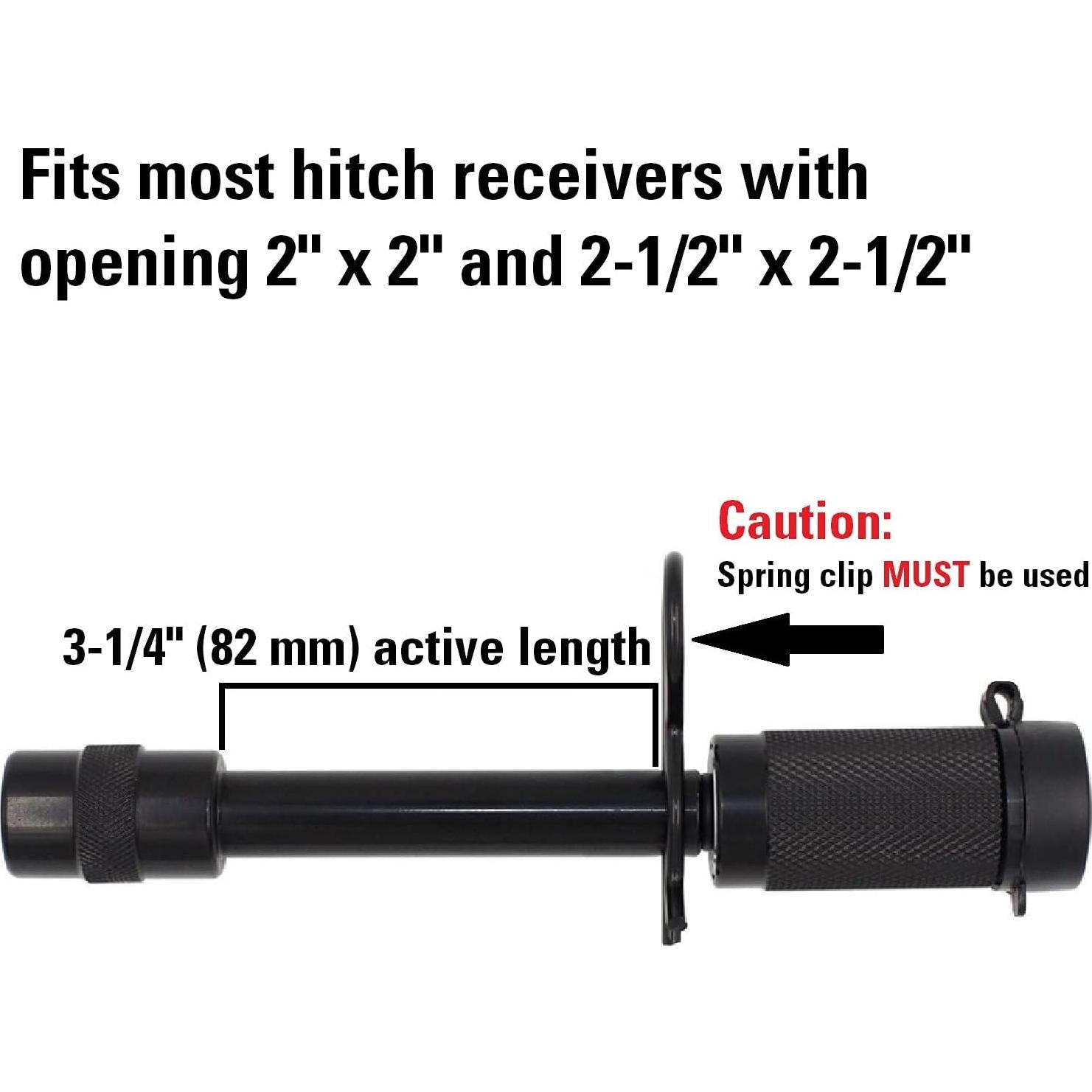 Cerradura de Enganche TowWorks 79630 5/8" Extra Largo 8.3 cm