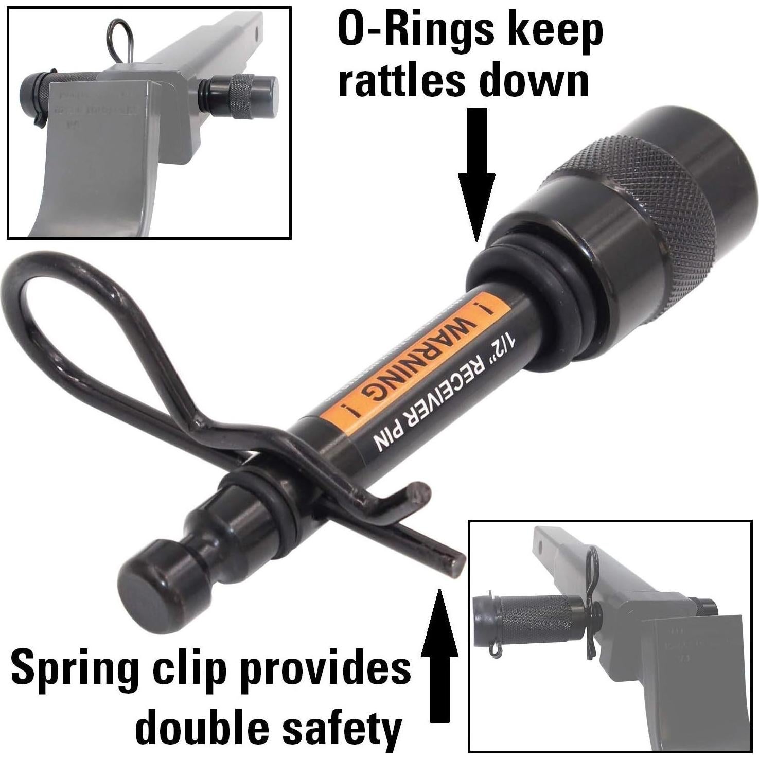 Cerradura de Enganche TowWorks 79650 con Llave Igual 1/2"