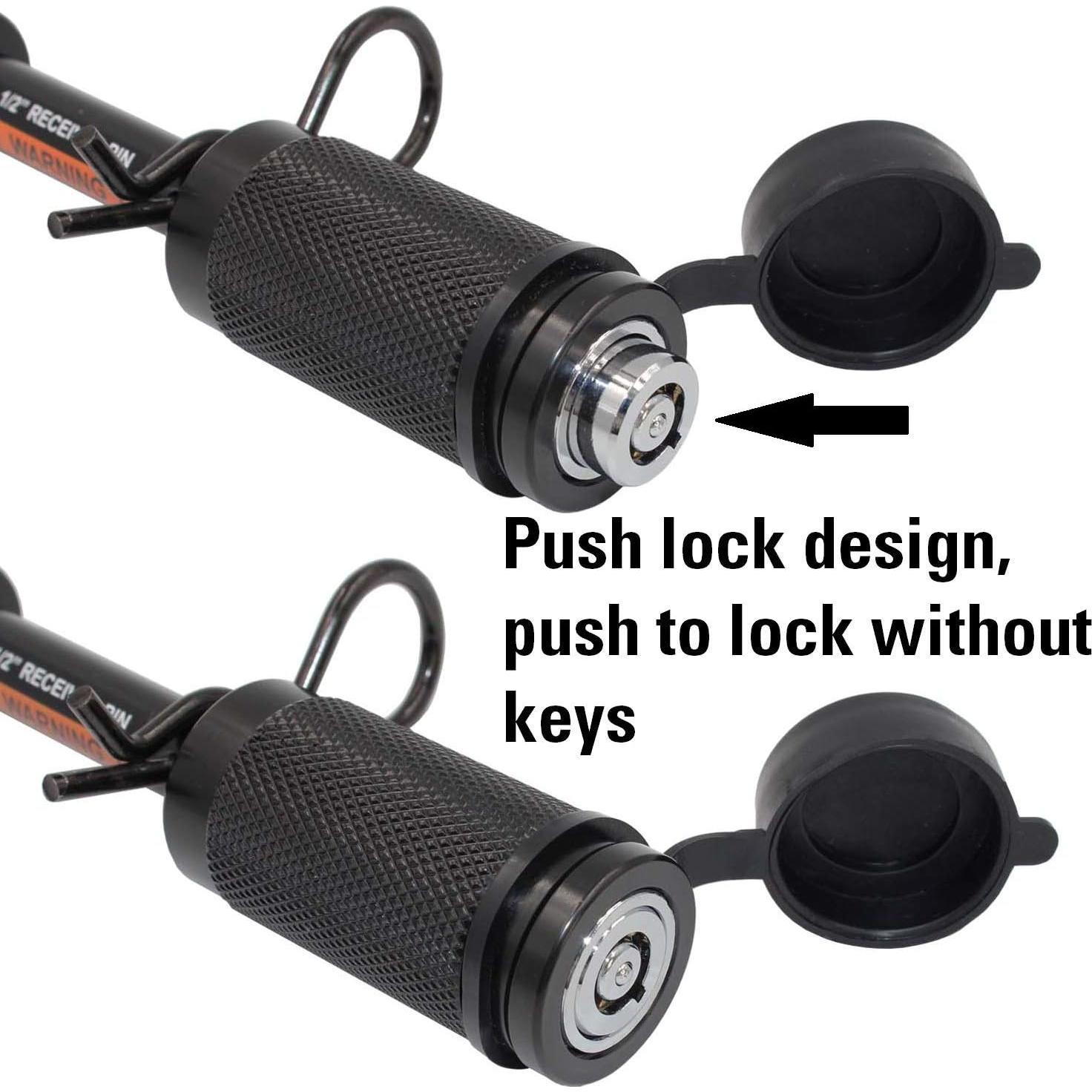 Cerradura de Enganche TowWorks 79650 con Llave Igual 1/2"