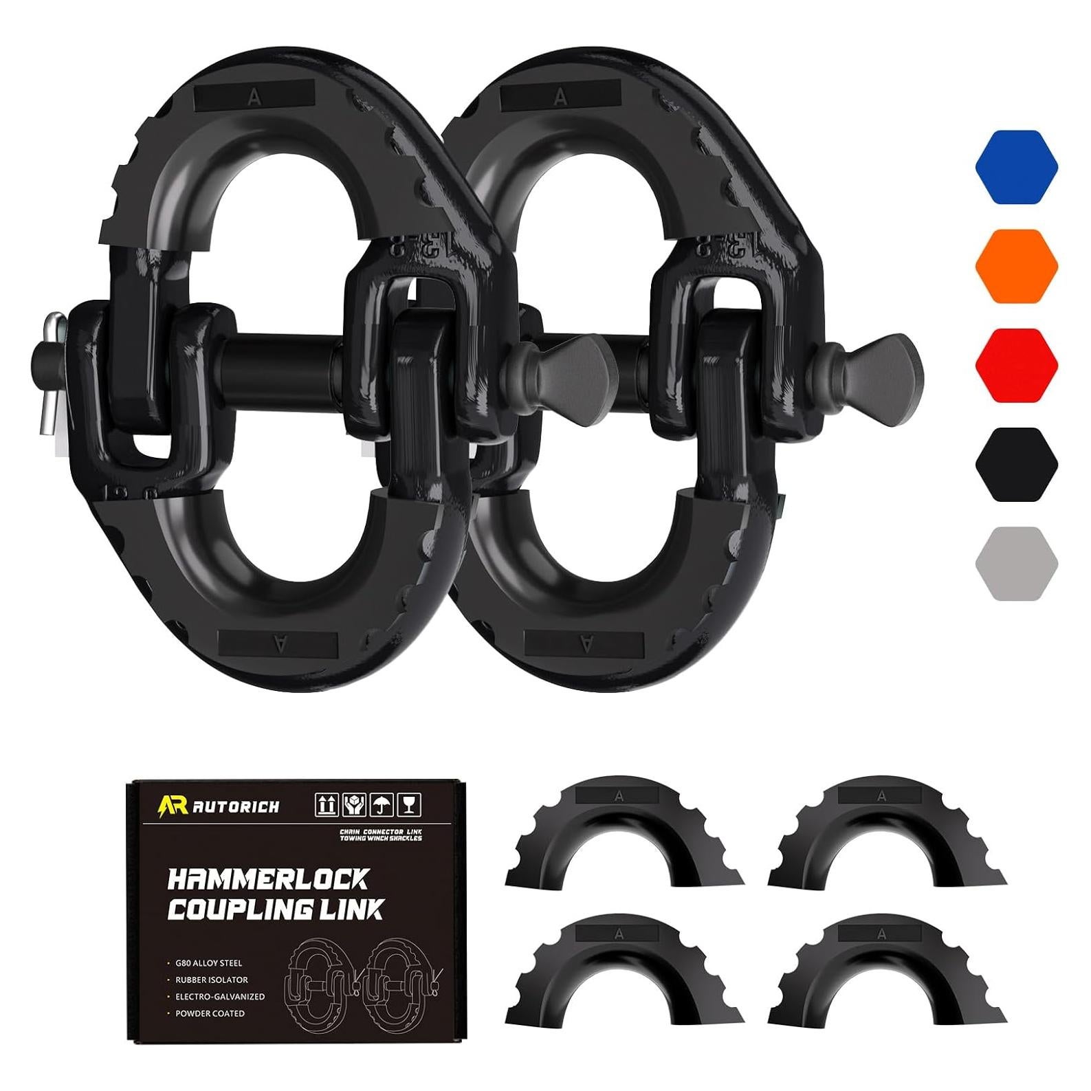 Conector de Cadena de Seguridad AUTORICH Hammerlock 2 Pzas 5443 kg