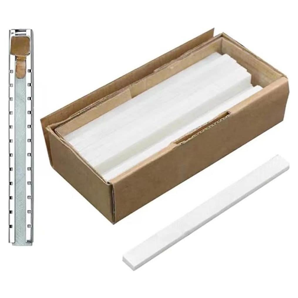 Soporte de piedra de jabón HZXSDEG con 14 recargas blancas