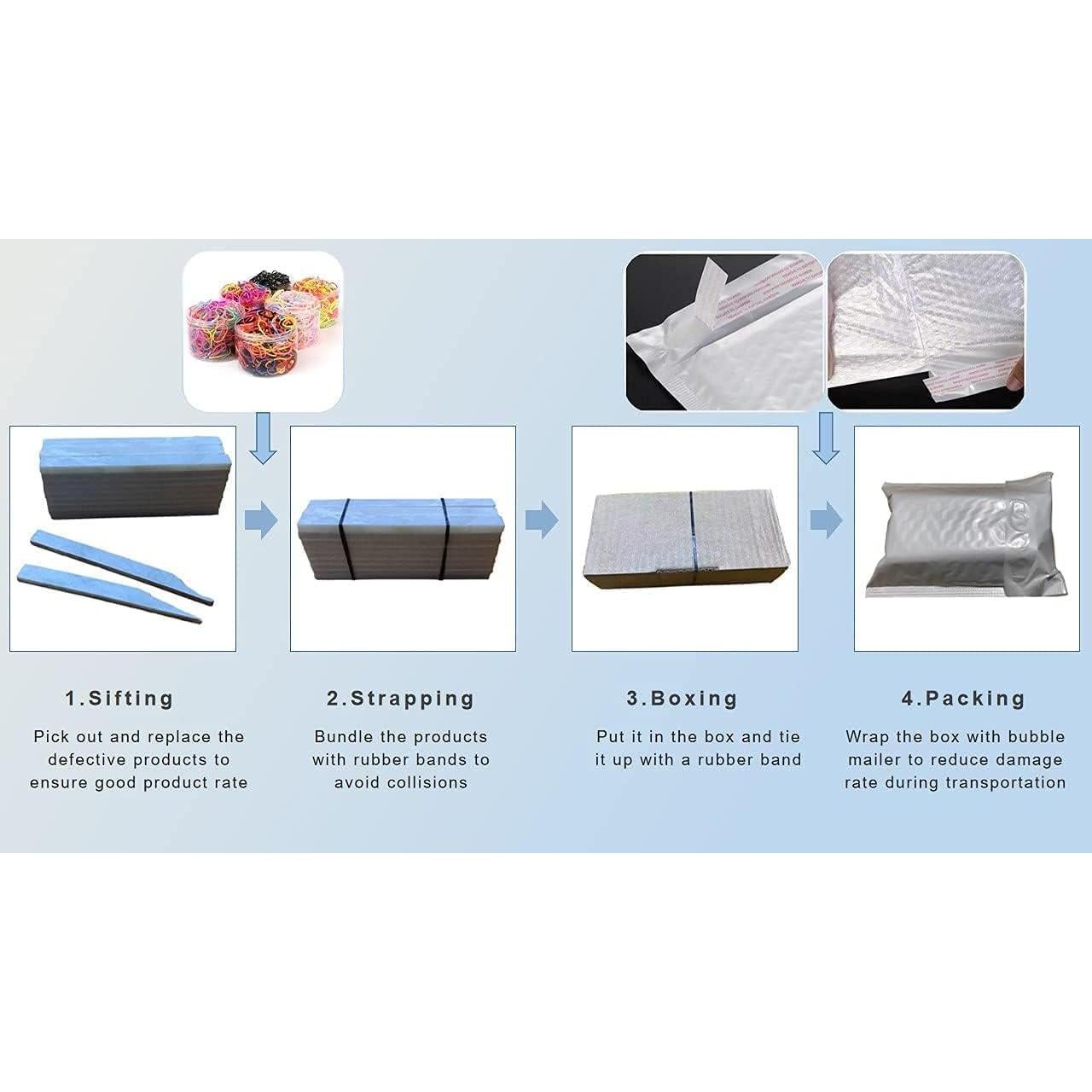 Soporte de piedra de jabón HZXSDEG con 14 recargas blancas