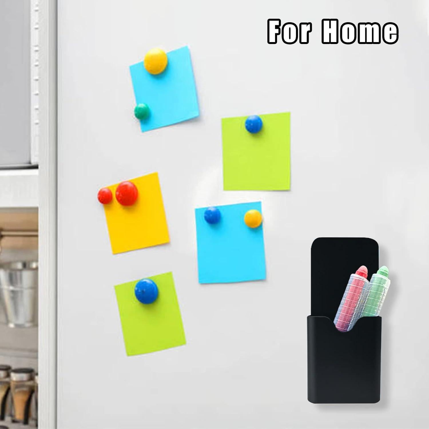 Soporte Magnético para Marcadores 2 Pcs noonebutyou Negro