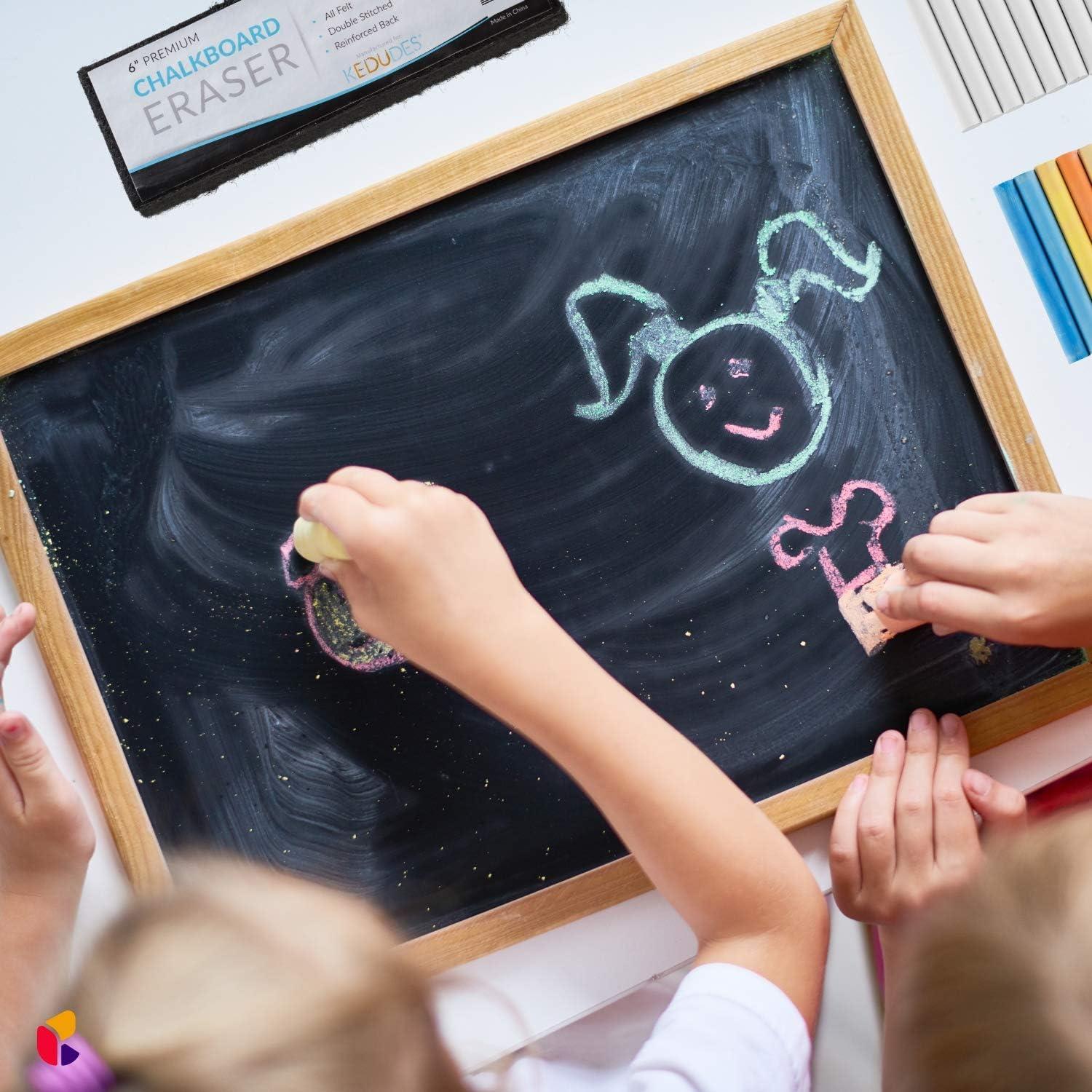 Tiza Sin Polvo para Niños Kedudes - Paquete de 24 Tizas de Colores