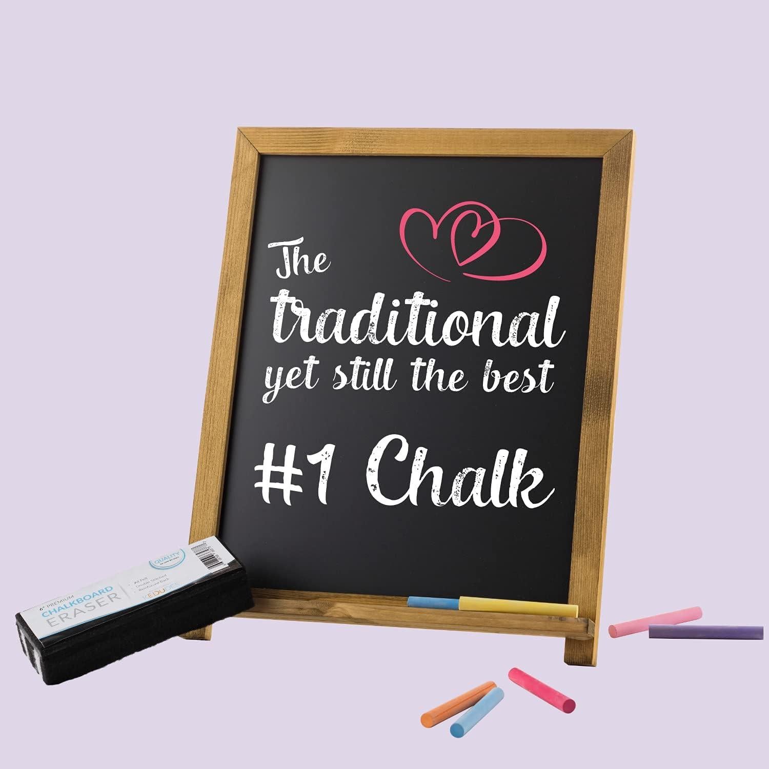 Tiza Sin Polvo para Niños Kedudes - Paquete de 24 Tizas de Colores