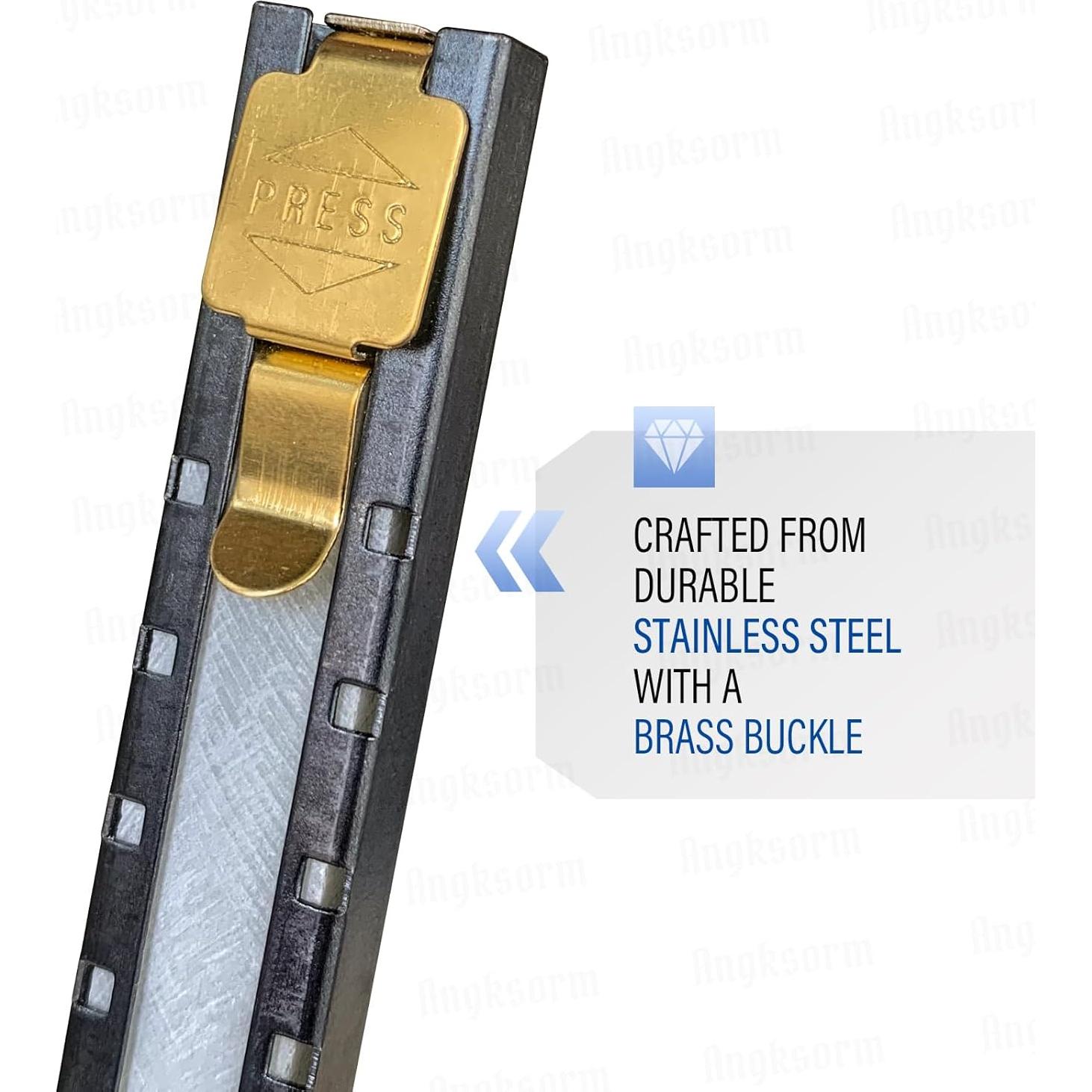 Soporte de piedra de jabón Angksorm con 20 recargas planas