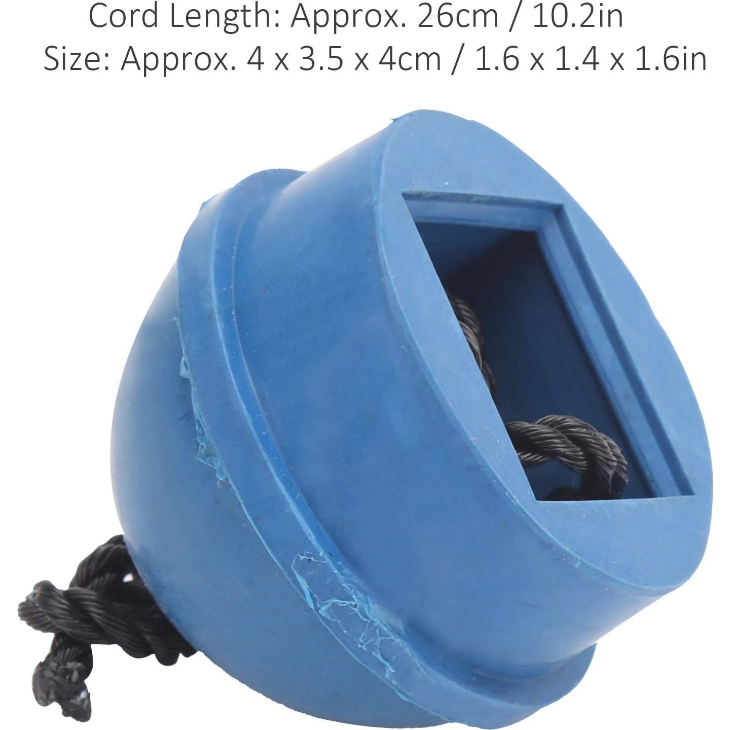 Soporte de Tiza para Taco VGEBY - 4 Piezas de Goma Azul