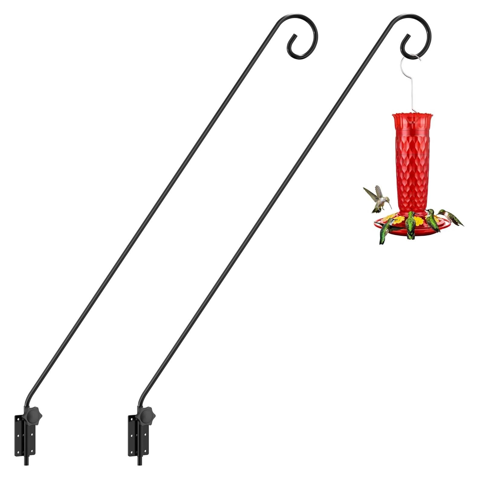 iBorn Soporte de Pared para Comedero de Aves 40" (101.6 cm) - Paquete de 2