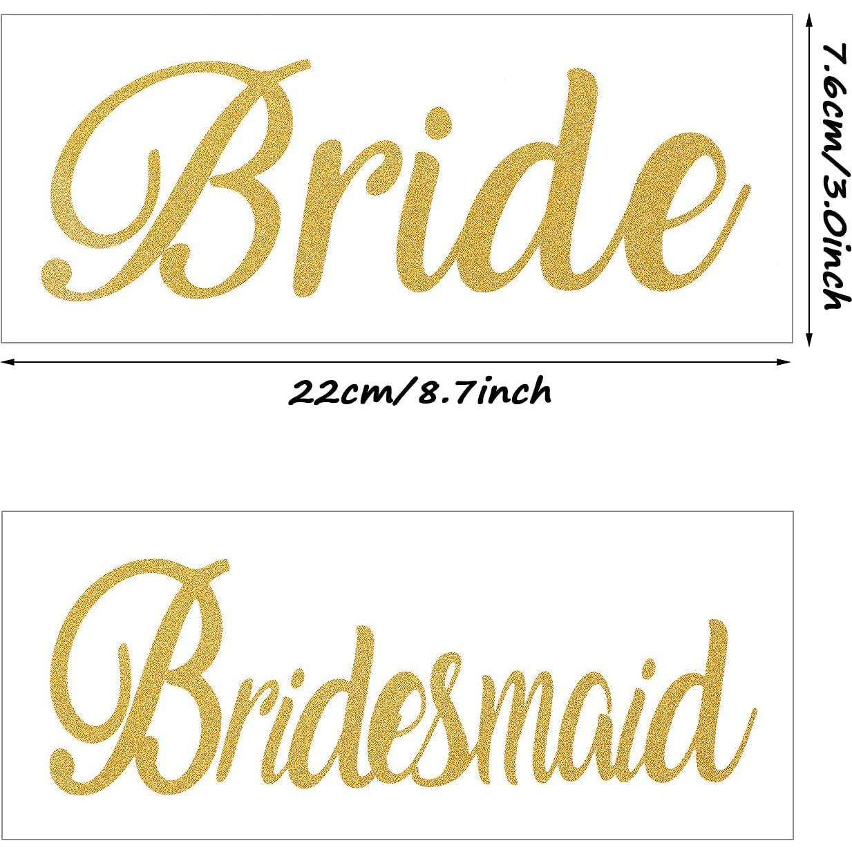 15 Piezas Calcomanías de Transferencia de Calor Doradas Zonon