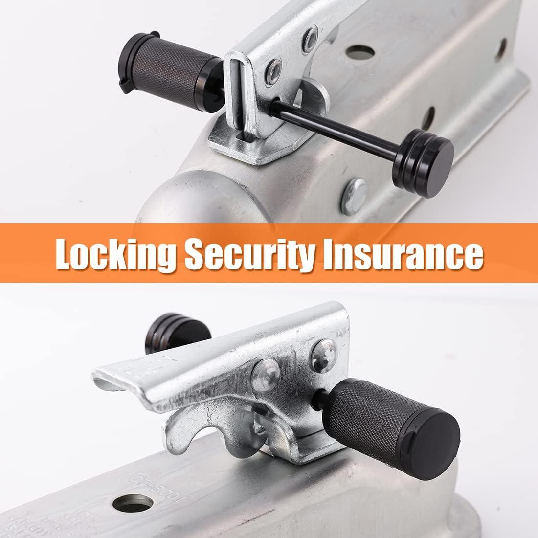 Cerradura de Remolque CZC AUTO 1/4" Diámetro con 2 Llaves