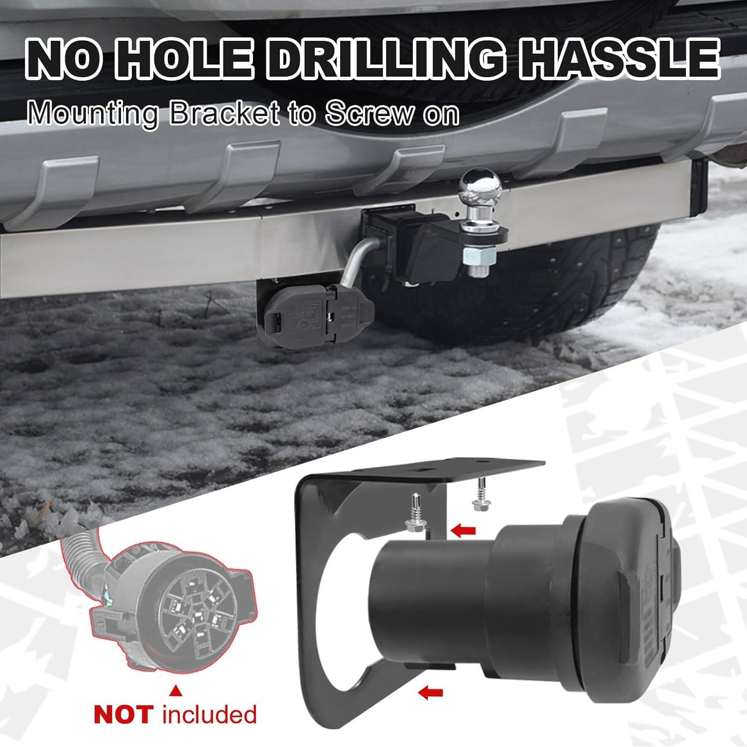 Conector de Remolque NeaLia 7 y 4 Pines con Soporte