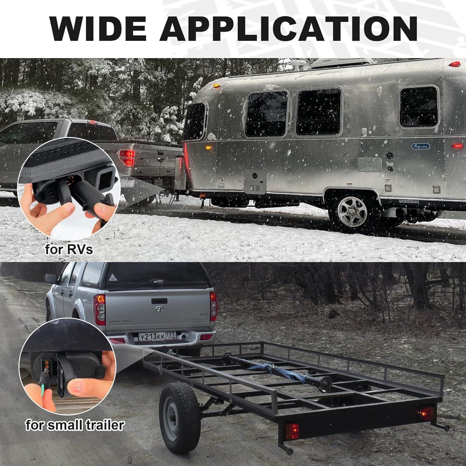 Conector de Remolque NeaLia 7 y 4 Pines con Soporte