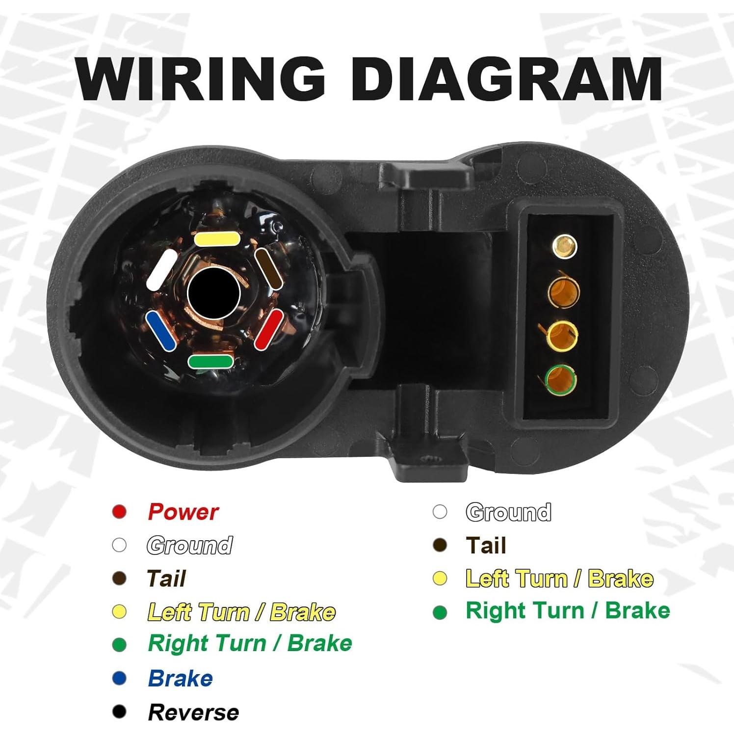 Conector de Remolque NeaLia 7 y 4 Pines con Soporte