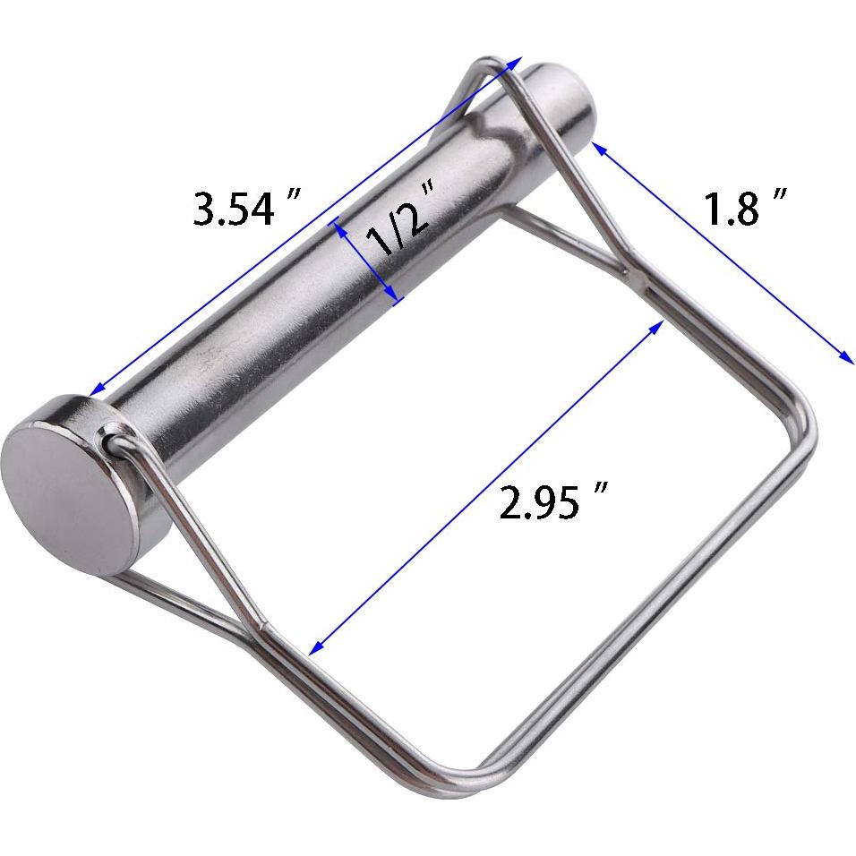 Paquete de 2 Pines de Acoplamiento de Seguridad VTurboWay 12.6mm x 90mm