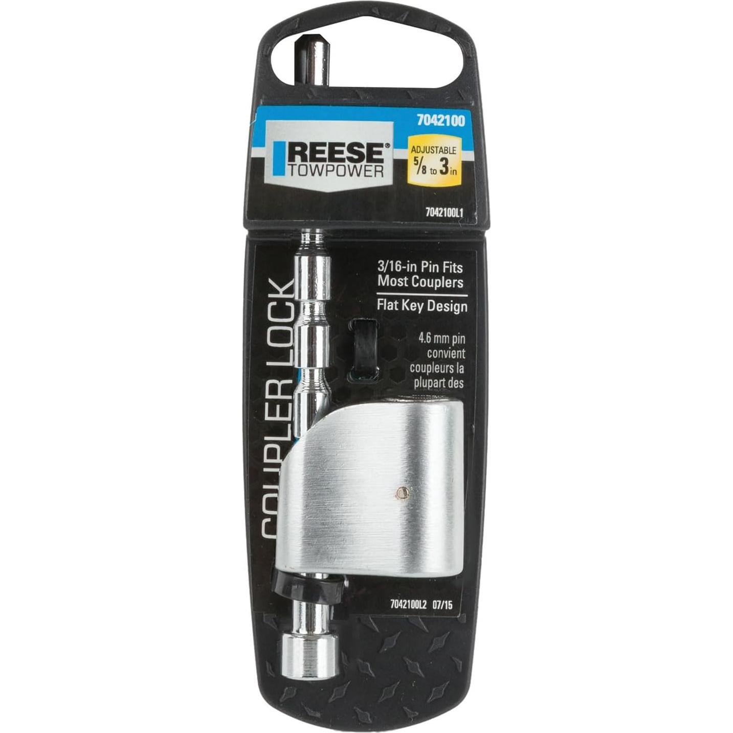 Cerradura Ajustable para Acoplador de Remolque Reese 7042100