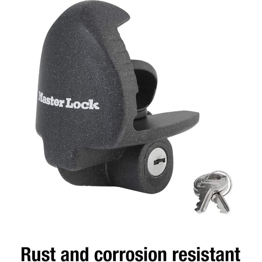 Cerradura de enganche de remolque Master Lock 379ATPY negra