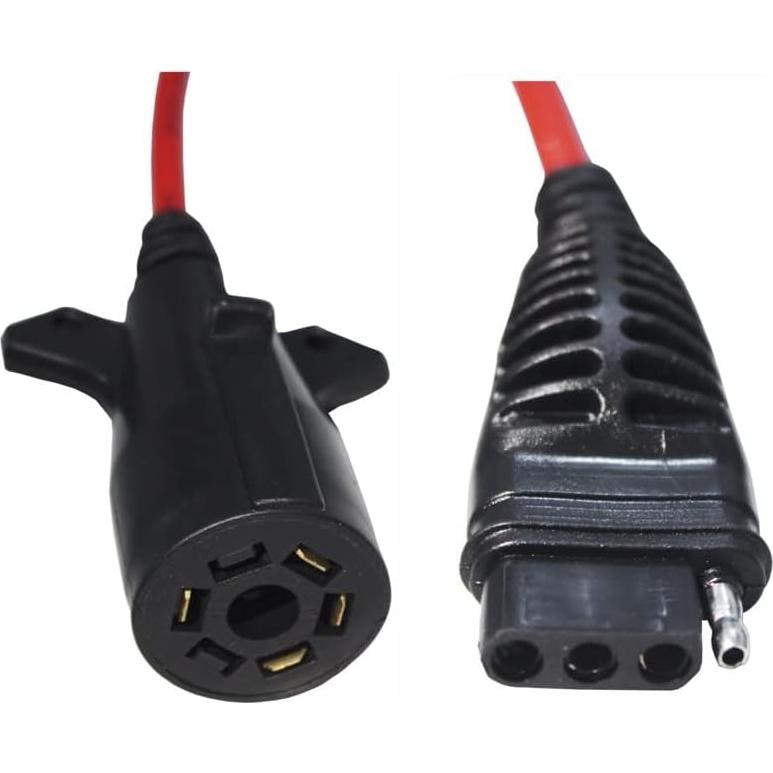 Adaptador de Enchufe 7 Vías a 4 Vías MaxxHaul 70086 con Cable 91 cm