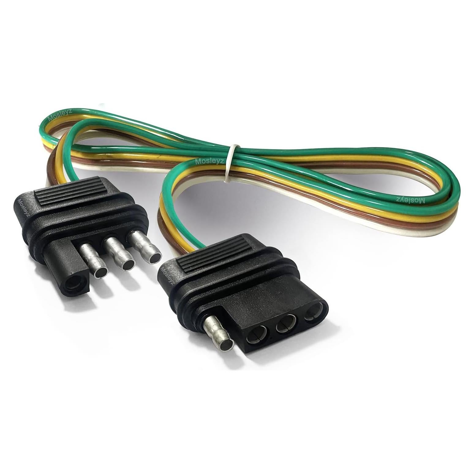 Extensión de Cable para Remolque Mosleyz 4 Pines 66 cm