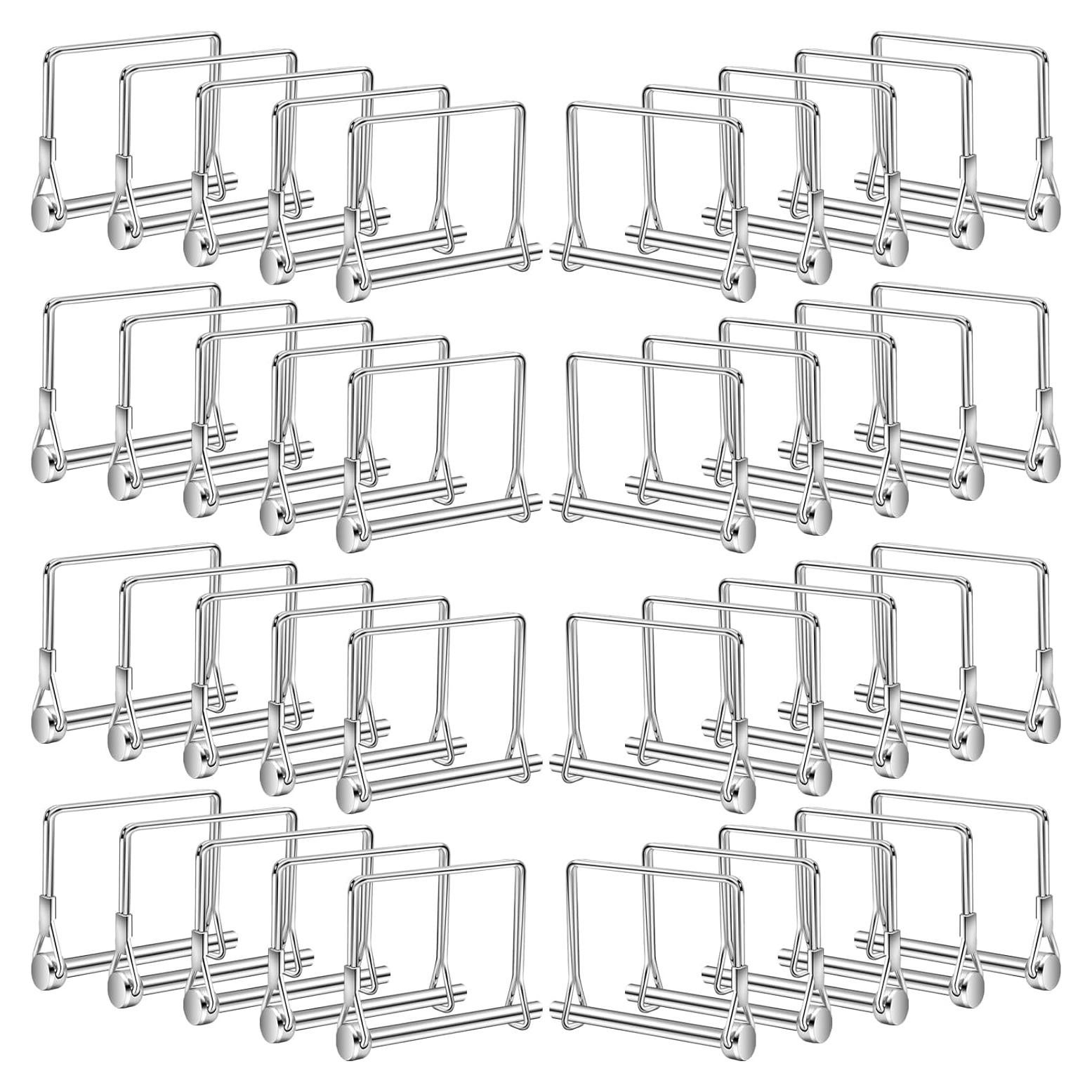 40 Pasadores de Enganche Cuadrado Akamino 6.35 mm Acero Carbono