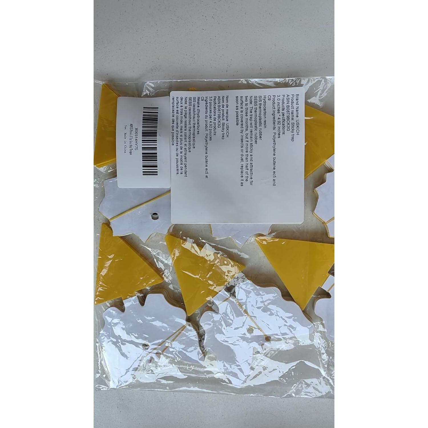 Trampas Adhesivas para Moscas de Fruta USKICH 96 Piezas