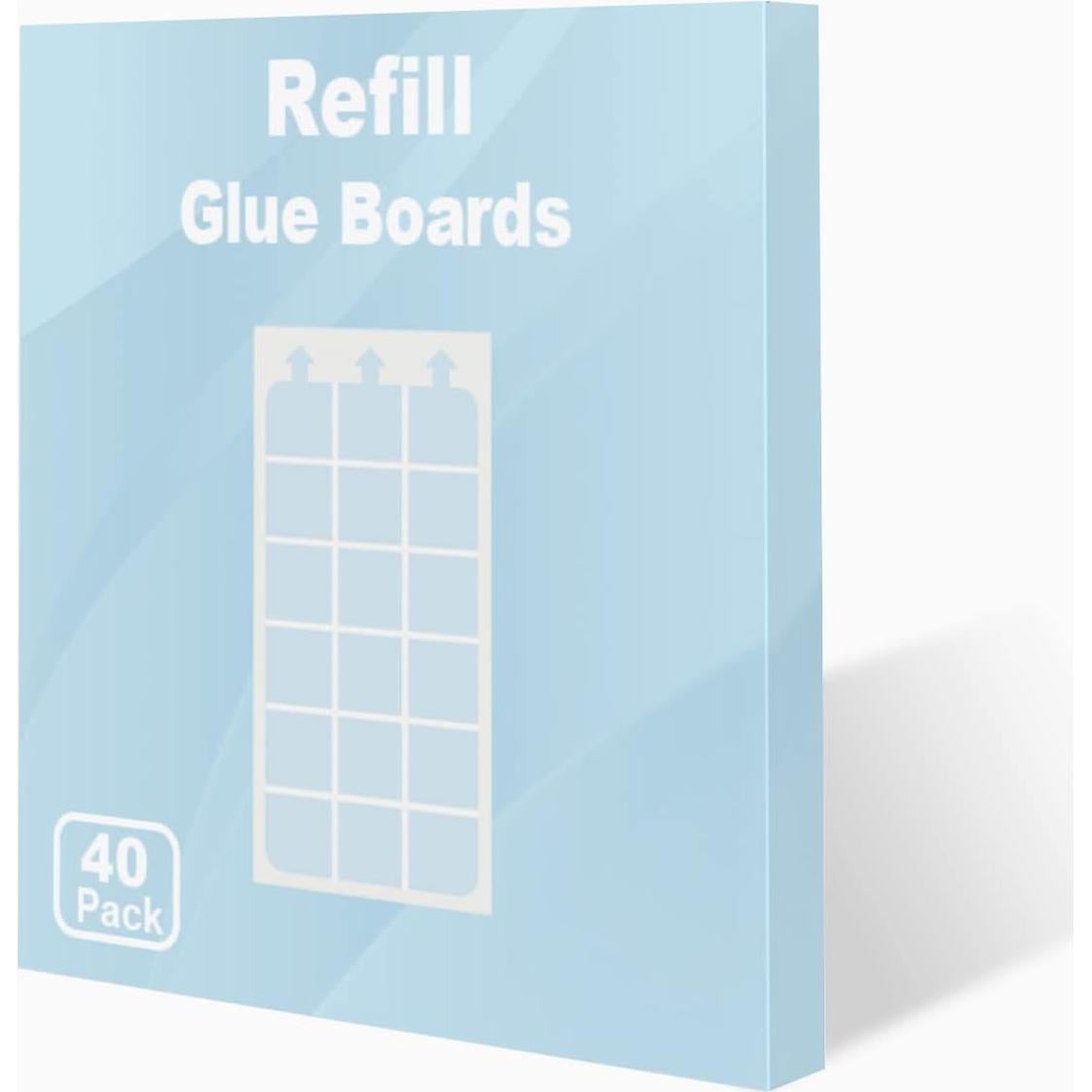 40 Tarjetas de Pegamento Dichroma para Trampa Dynatrap