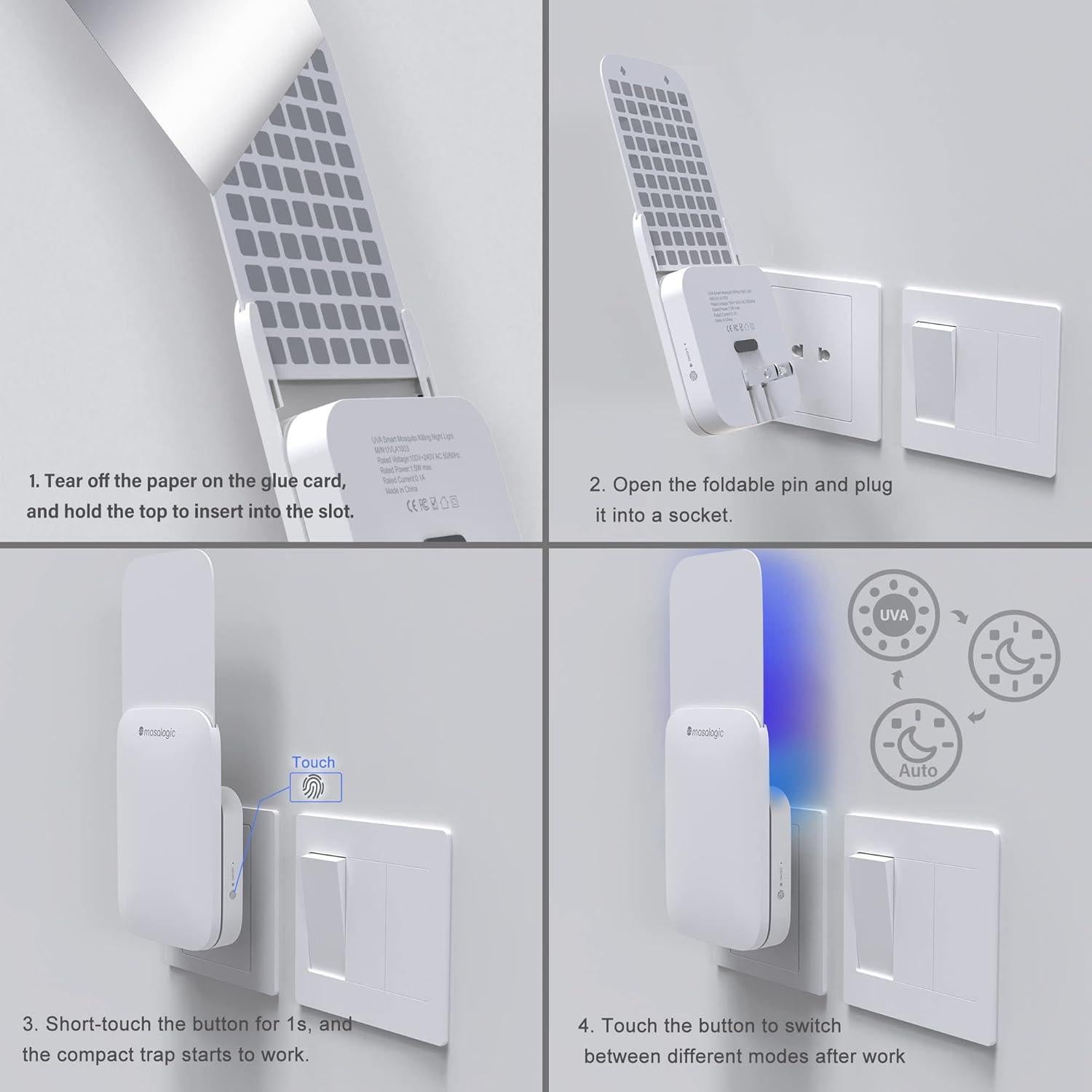 Recargas Adhesivas Mosalogic para Trampa de Insectos - 20 Unidades