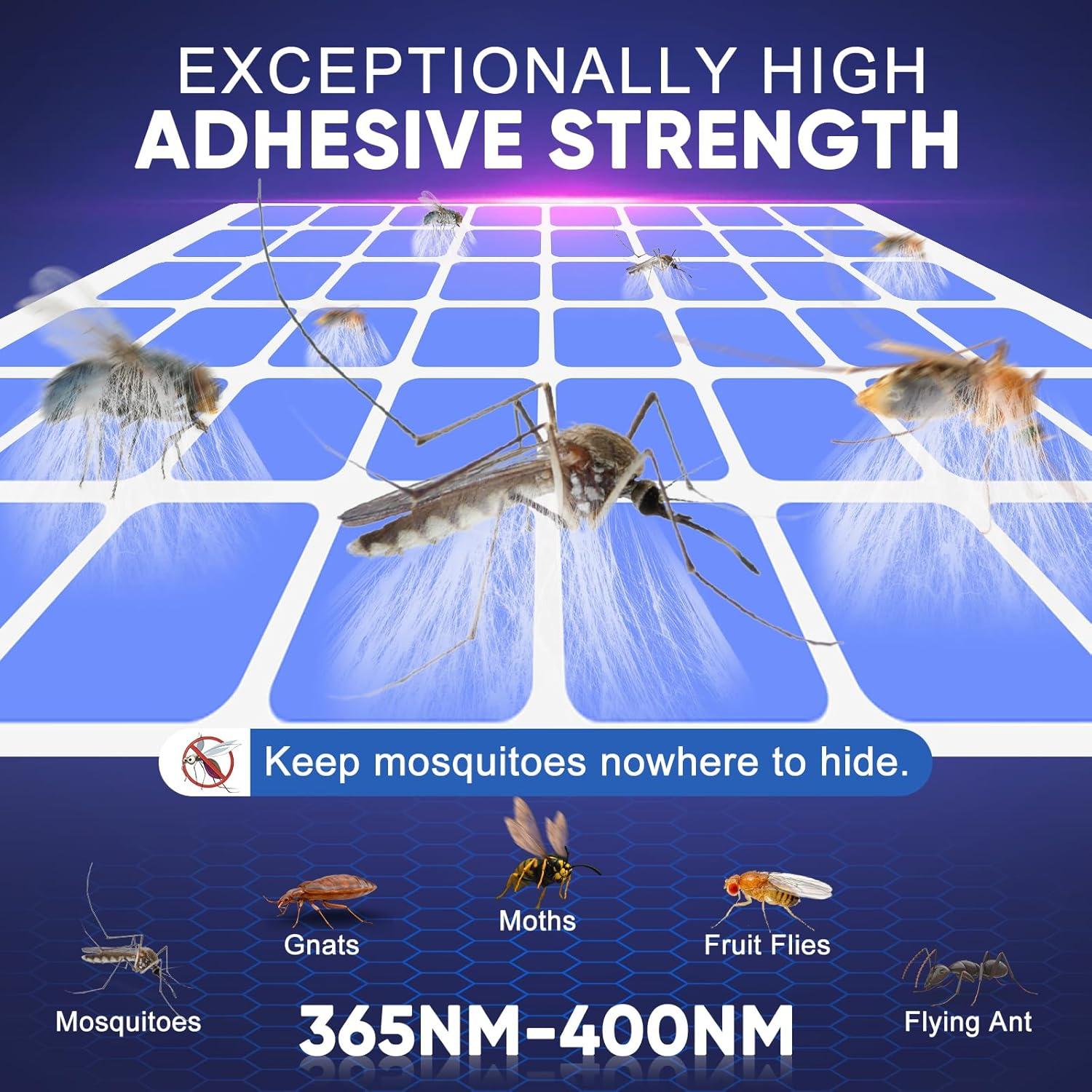 20 Placas Adhesivas Reemplazables Alikguu para Trampa Moscas