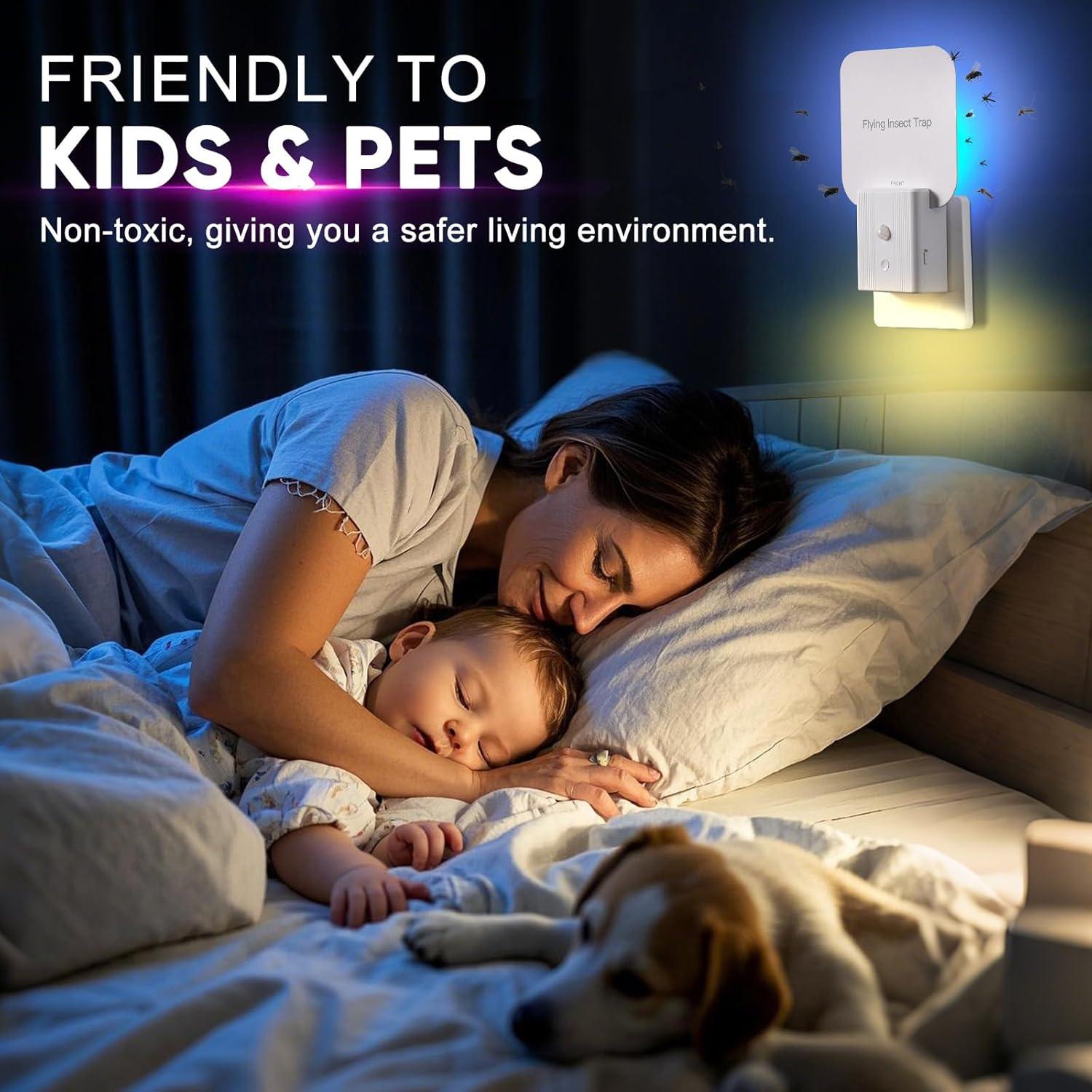 20 Placas Adhesivas Reemplazables Alikguu para Trampa Moscas