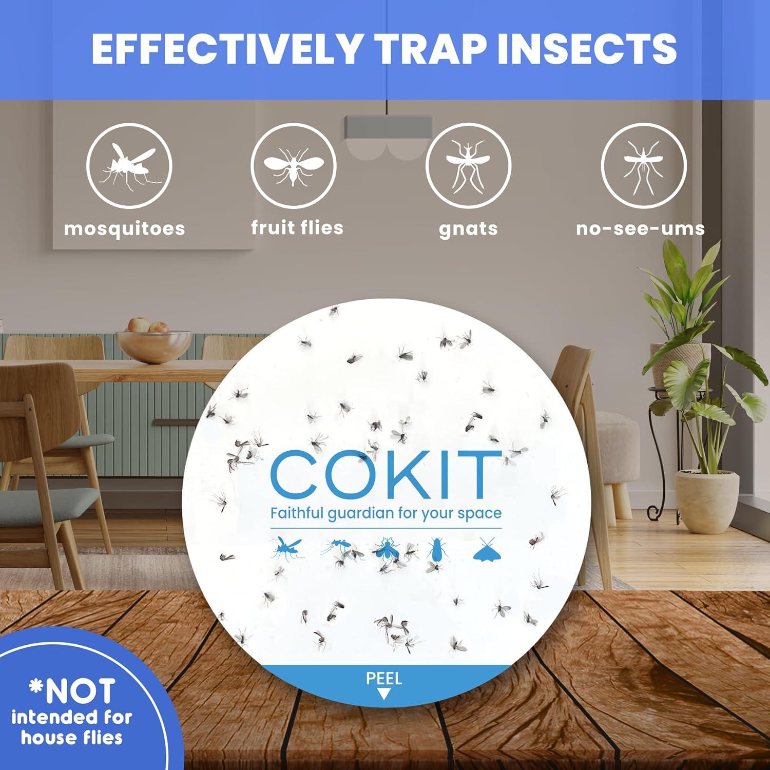 Pads de Pegamento COKIT para Trampas de Insectos 12 Unidades 10.9 cm