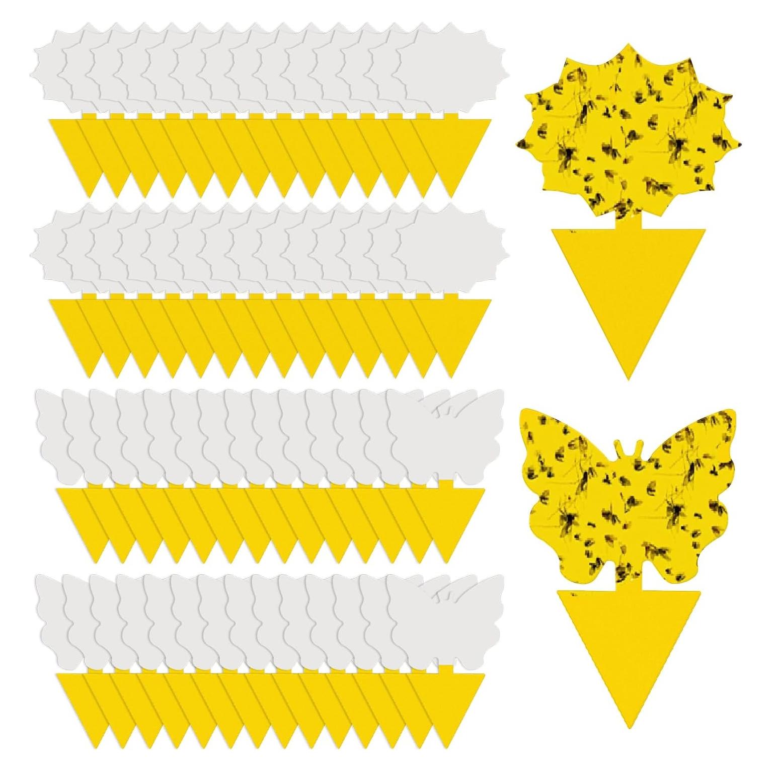 Trampas Adherentes Amarillas Cleanuper 58 Pcs para Insectos