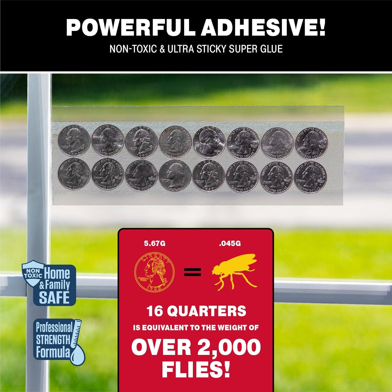 Trampas para Moscas Catchmaster 12 Unidades, Adhesivas y Seguras