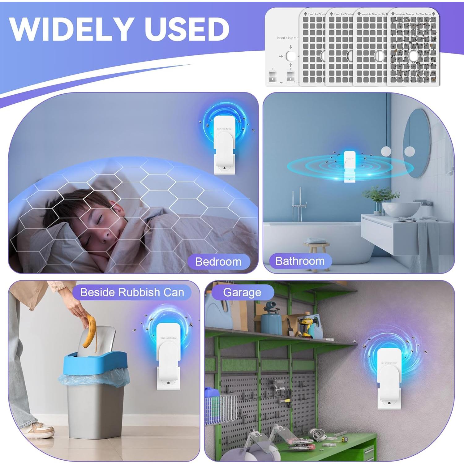 Recargas Trampa Insectos Voladores Qualirey 25 Unidades