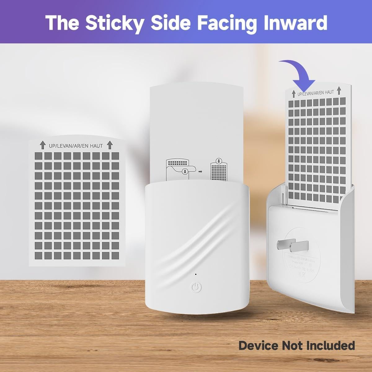 Recargas para trampa de moscas Clozpleax - 10 tarjetas adhesivas