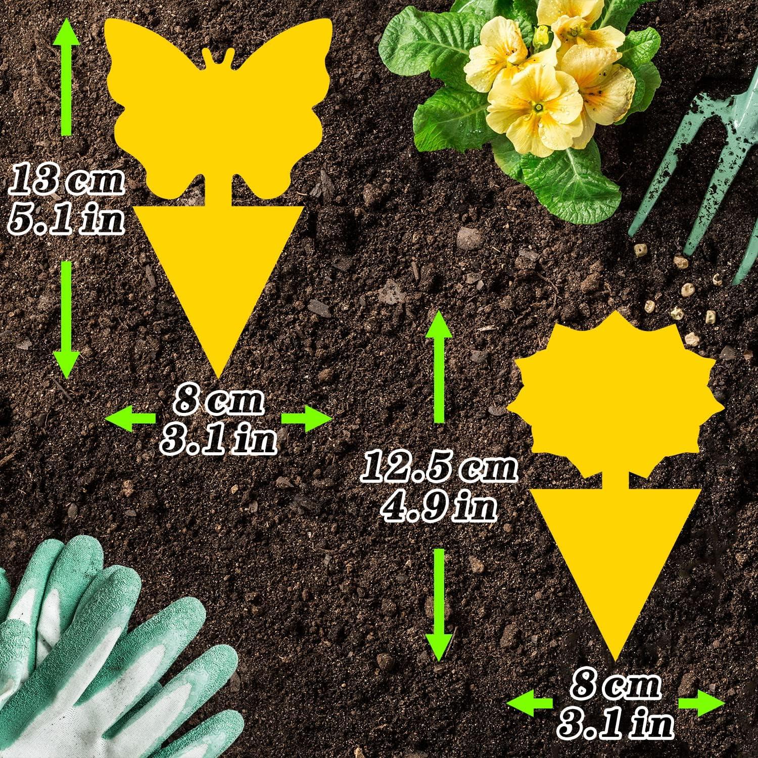 Trampas para Moscas de Fruta Landisun 48PCS Amarillas Ecológicas