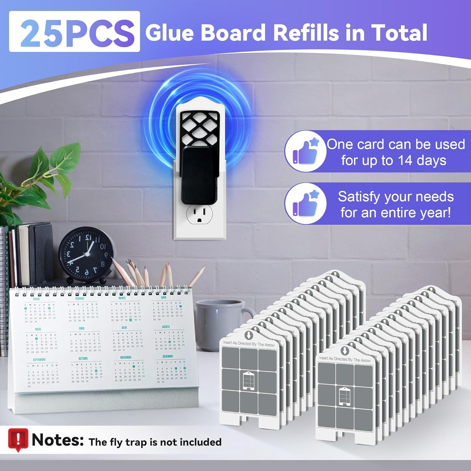 Recargas Adhesivas Qualirey 25 Unidades para Trampa Dynatrap