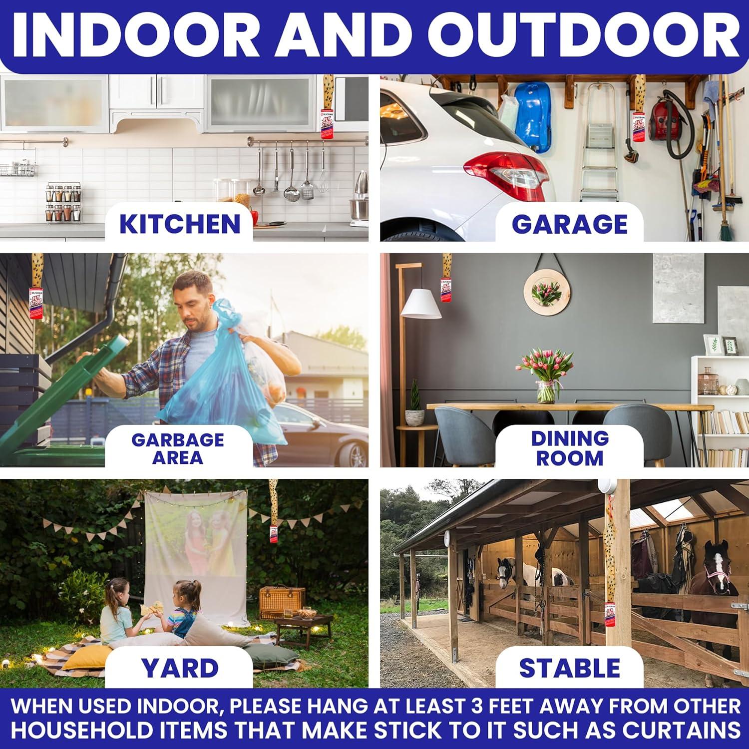 Trampa Adhesiva para Moscas BugBane 24 Unidades No Tóxica