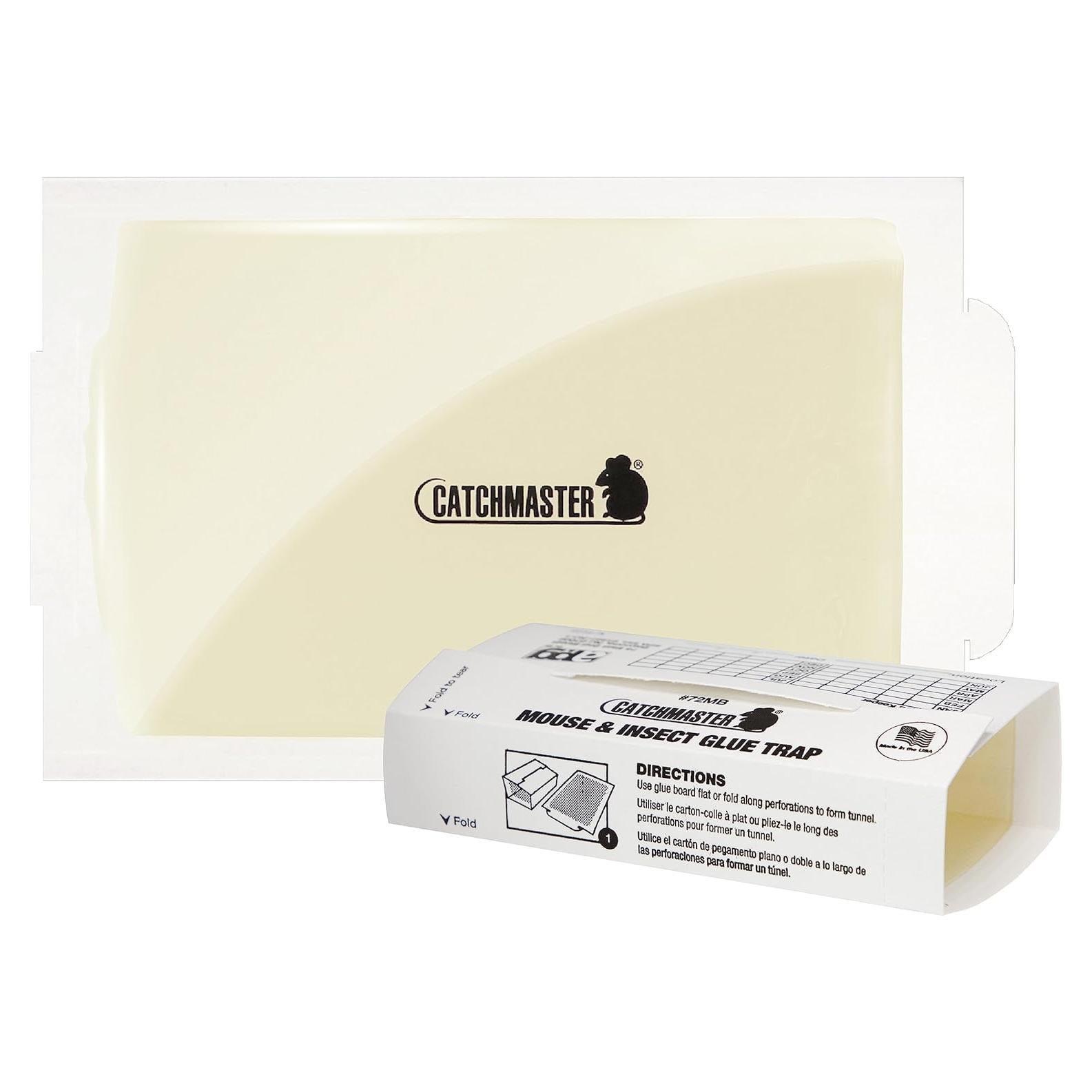 Trampas de Pegamento Catchmaster 30PK para Ratones e Insectos