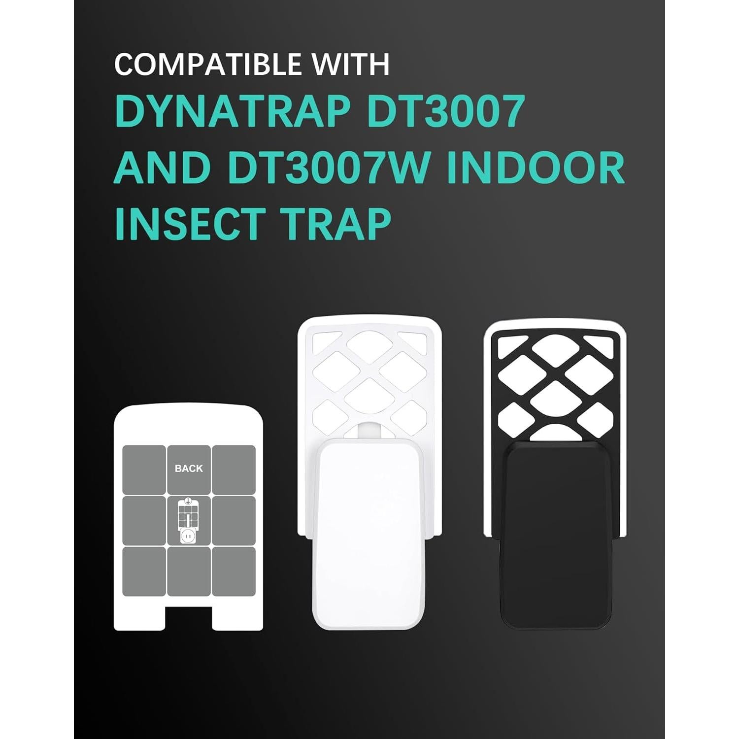 20 Tarjetas Adhesivas Repuesto Dynatrap DT3007 Trampa Insectos