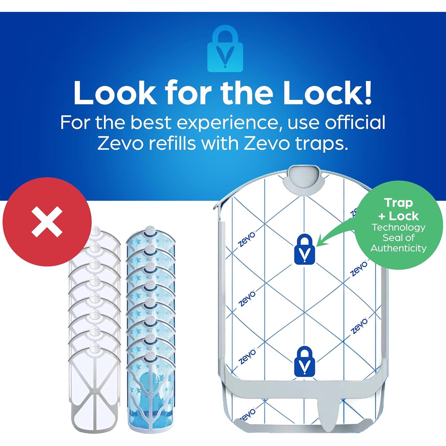 Recarga trampa insectos voladores Zevo - 4 cartuchos