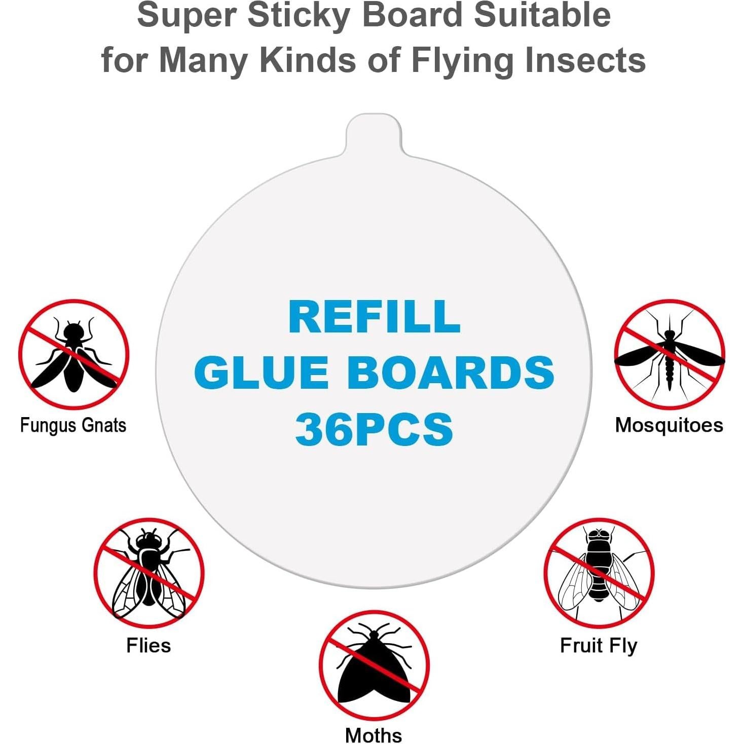 Placa de Goma Adhesiva Lousye 10.9 cm para Trampa de Insectos