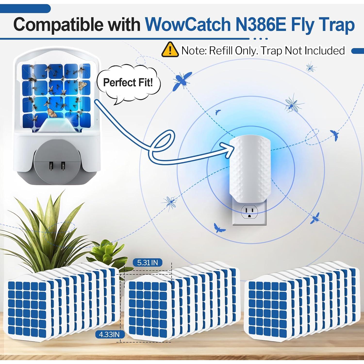 Recargas Adhesivas Qualirey 30 para Trampa WowCatch N386E